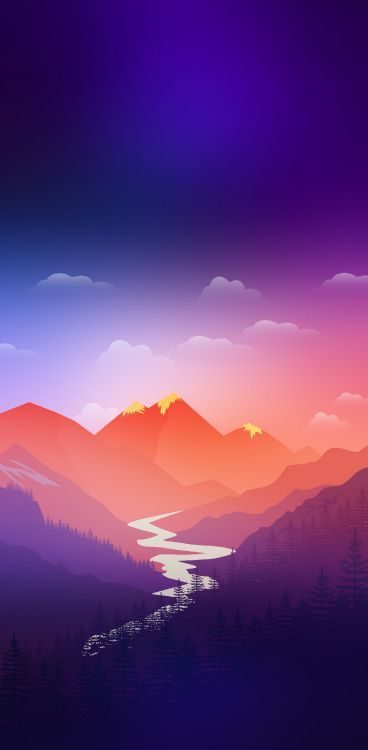 Mount Scenery, Cloud, Atmosphere, Afterglow, Mountain Wallpaper